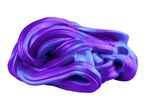 Purple and blue slime toy.