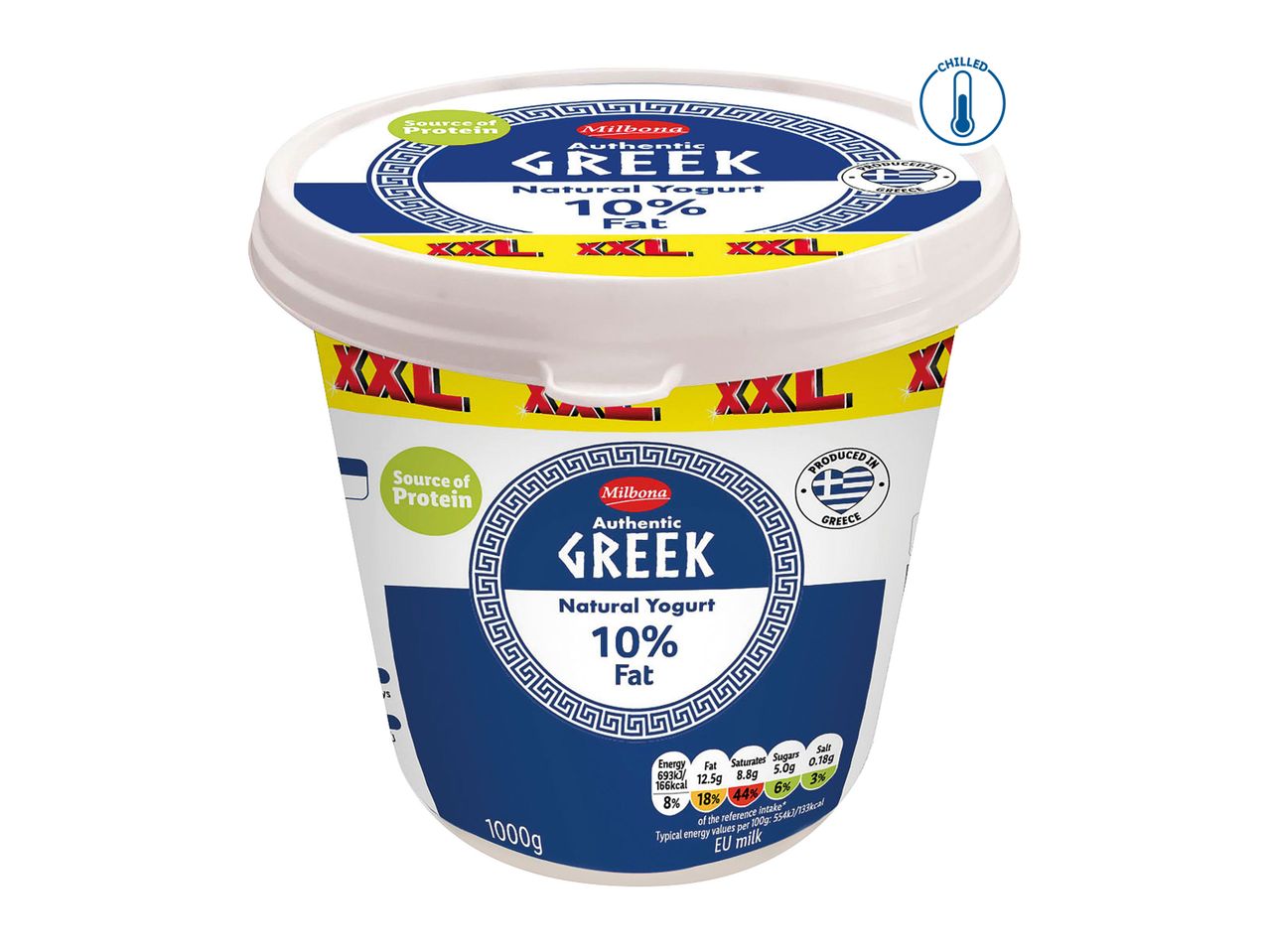 Milbona XXL Greek Strained Natural Yoghurt 10%