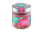 Potje cashew- en frambozenspread met een kleurrijk etiket en de tekst 'Food Festival'.