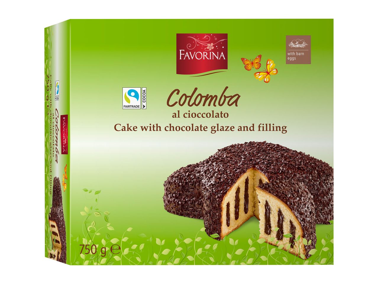 Accesați vizualizarea pe ecran complet: Colomba cu ciocolată - Imagine 1
