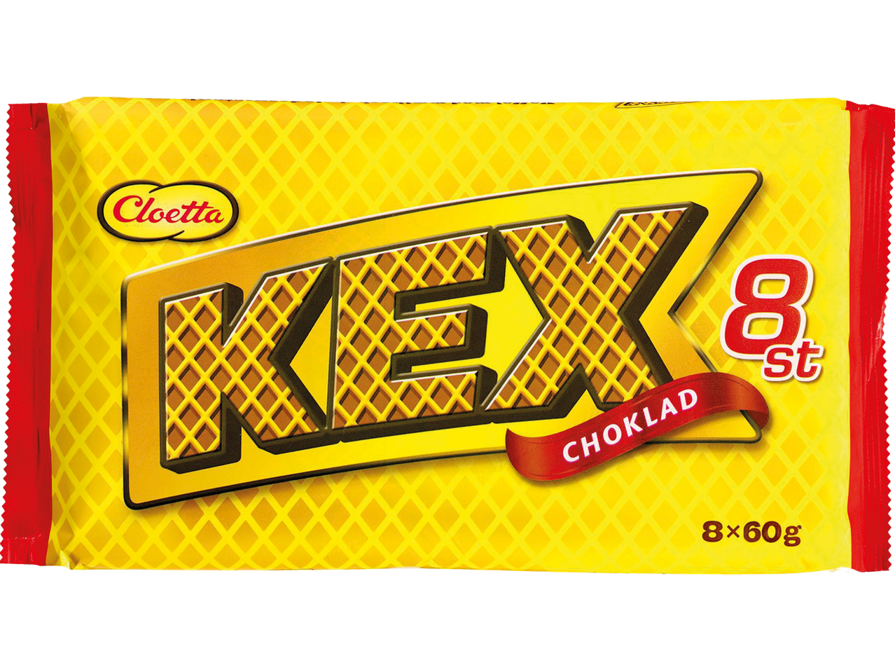 Förpackning med Kexchoklad från Cloetta.