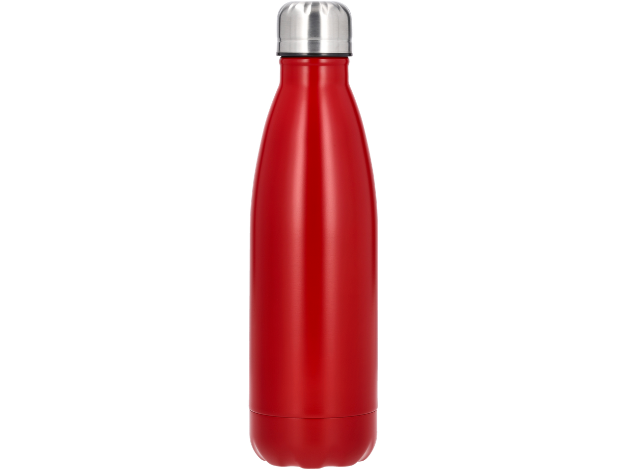 SILVERCREST® red insulated bottle with a silver cap