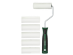 Parkside paint rollers: one roller and five refills.