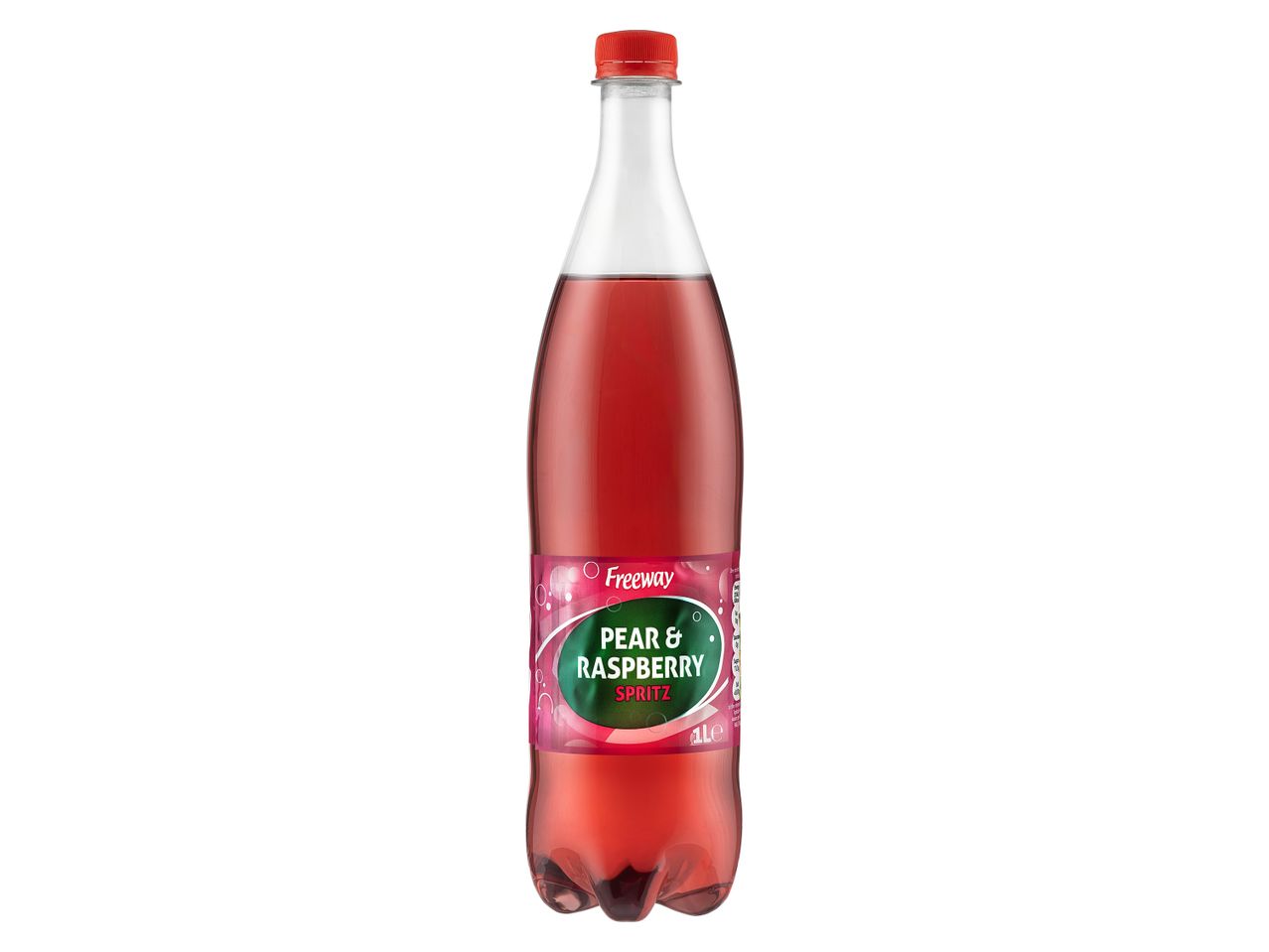 Freeway Pear & Raspberry Spritz bottle.