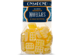 Ons&Pond Hollandse Roomboter Wafeljes: Een zakje gele wafelsuikergoed.