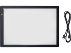 A4-es LED-es rajztábla USB kábellel.