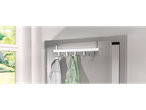Cabide de porta Livarno Home com roupas e cachecol
