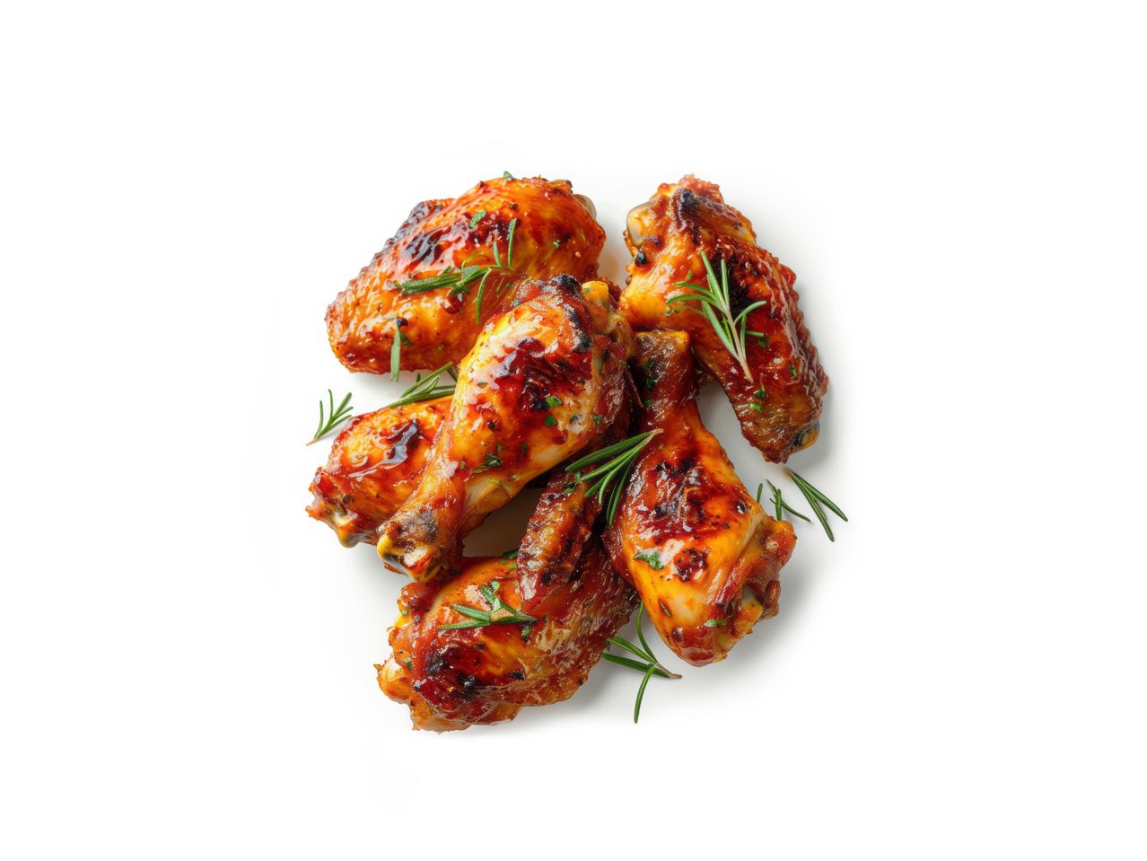 Go to full screen view: Marinated Chicken Wings with Paprika Sauce - Image 1