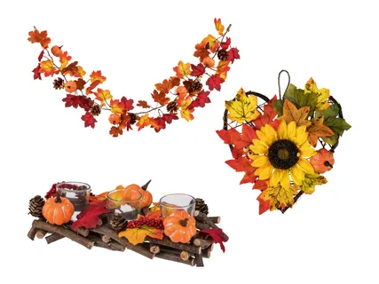 Livarno Home Herbst-Kunstpflanzen-Dekoration