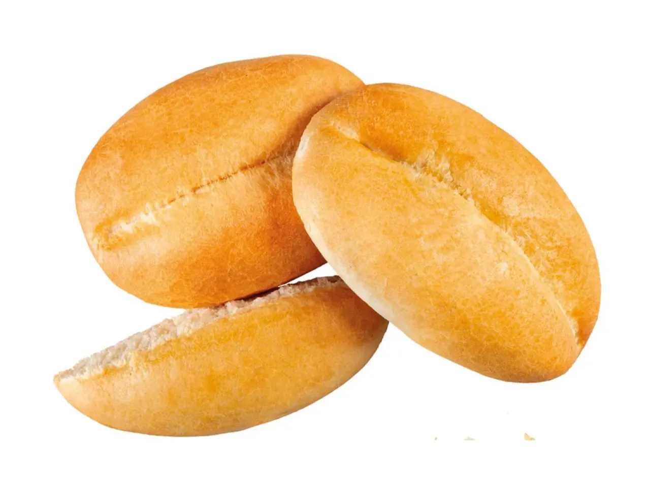 Frisches Gebäck: Brötchen und Baguettes.