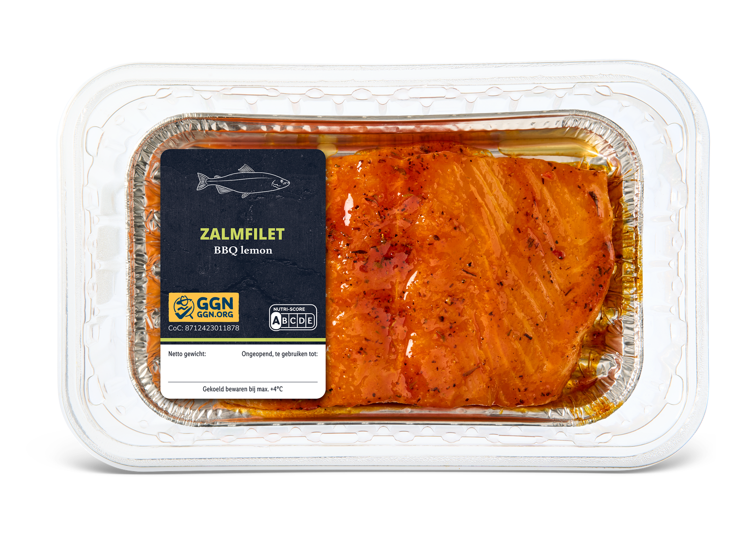 Gemarineerde zalmfilet
