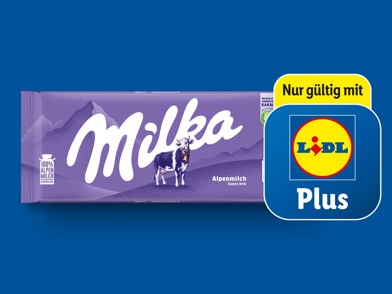 Gehe zu Vollbildansicht: Milka Tafelschokolade - Bild 1