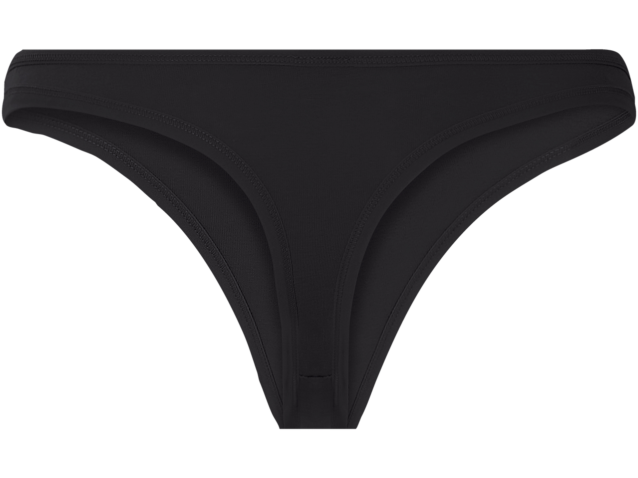 Fekete tanga alsónemű.