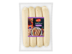 Verpakking met vier worstjes met geroosterde knoflook, 4x78g.