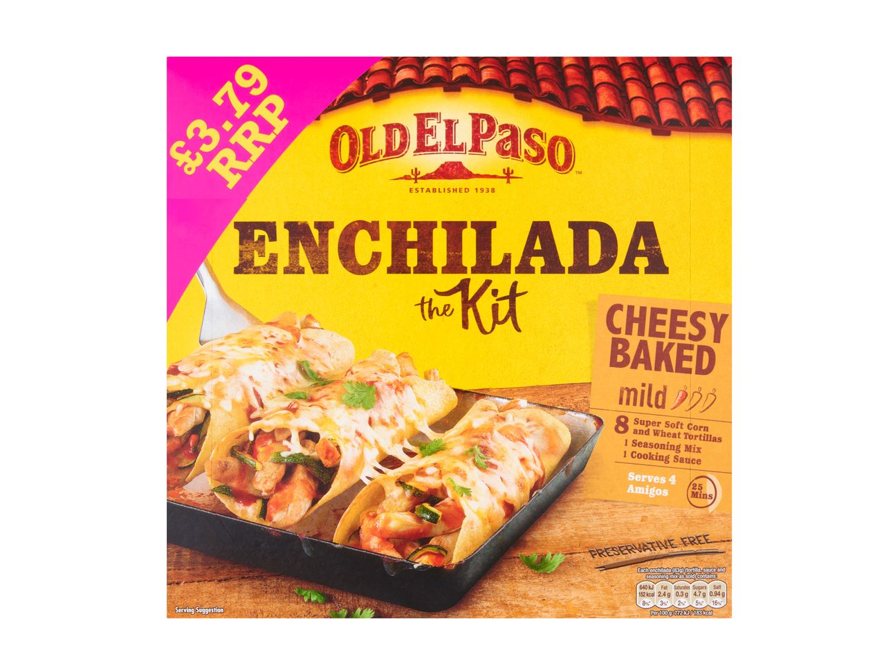 Old El Paso Enchilada Kit: Cheesy Baked Enchiladas.
