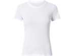 Esmara® ženska bijela rebrasta majica
