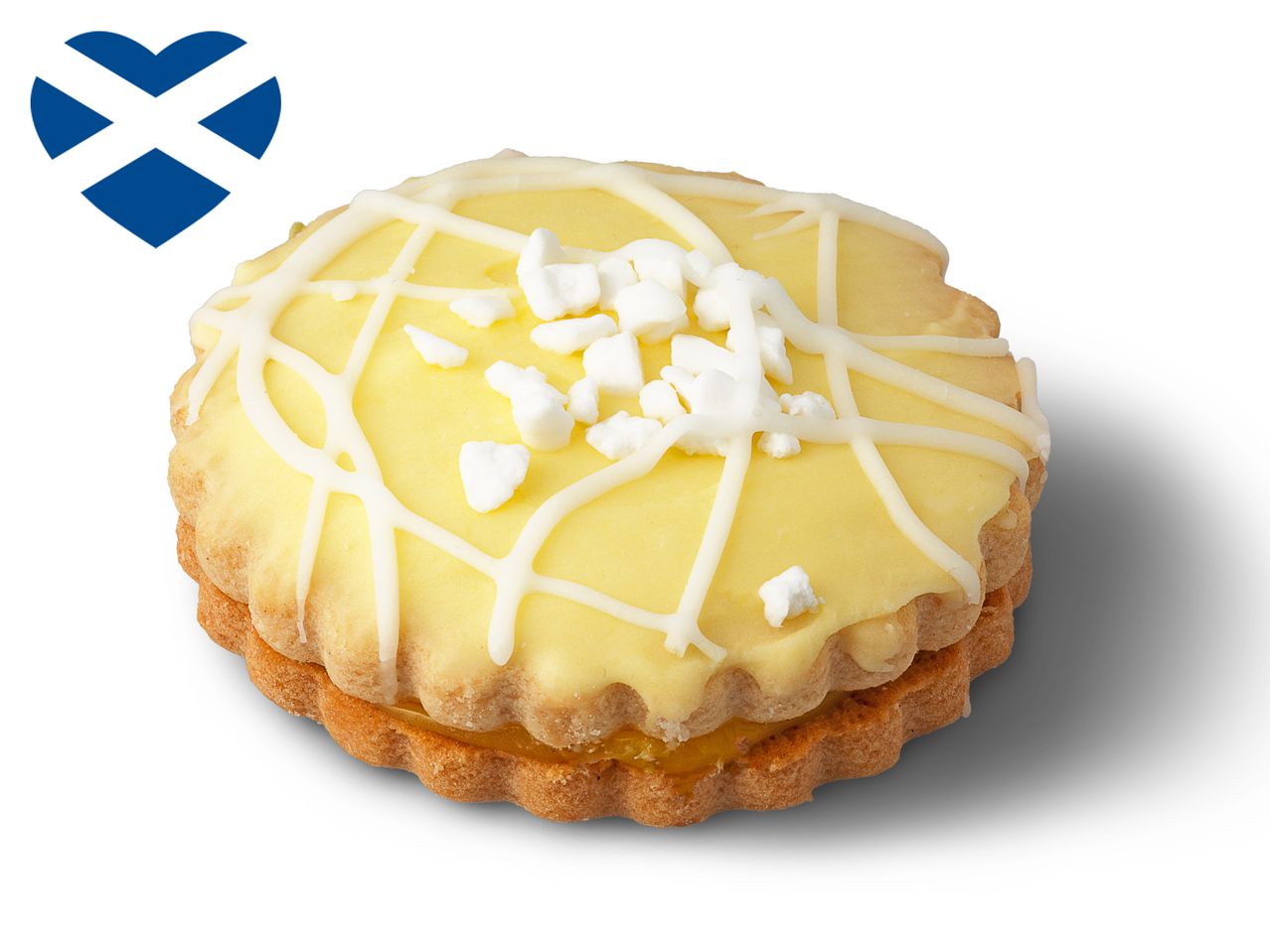 Go to full screen view: Lemon / Raspberry Empire Biscuit - Image 2