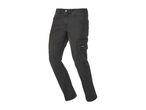 Pantaloni in jeans neri da lavoro da uomo con tasche laterali