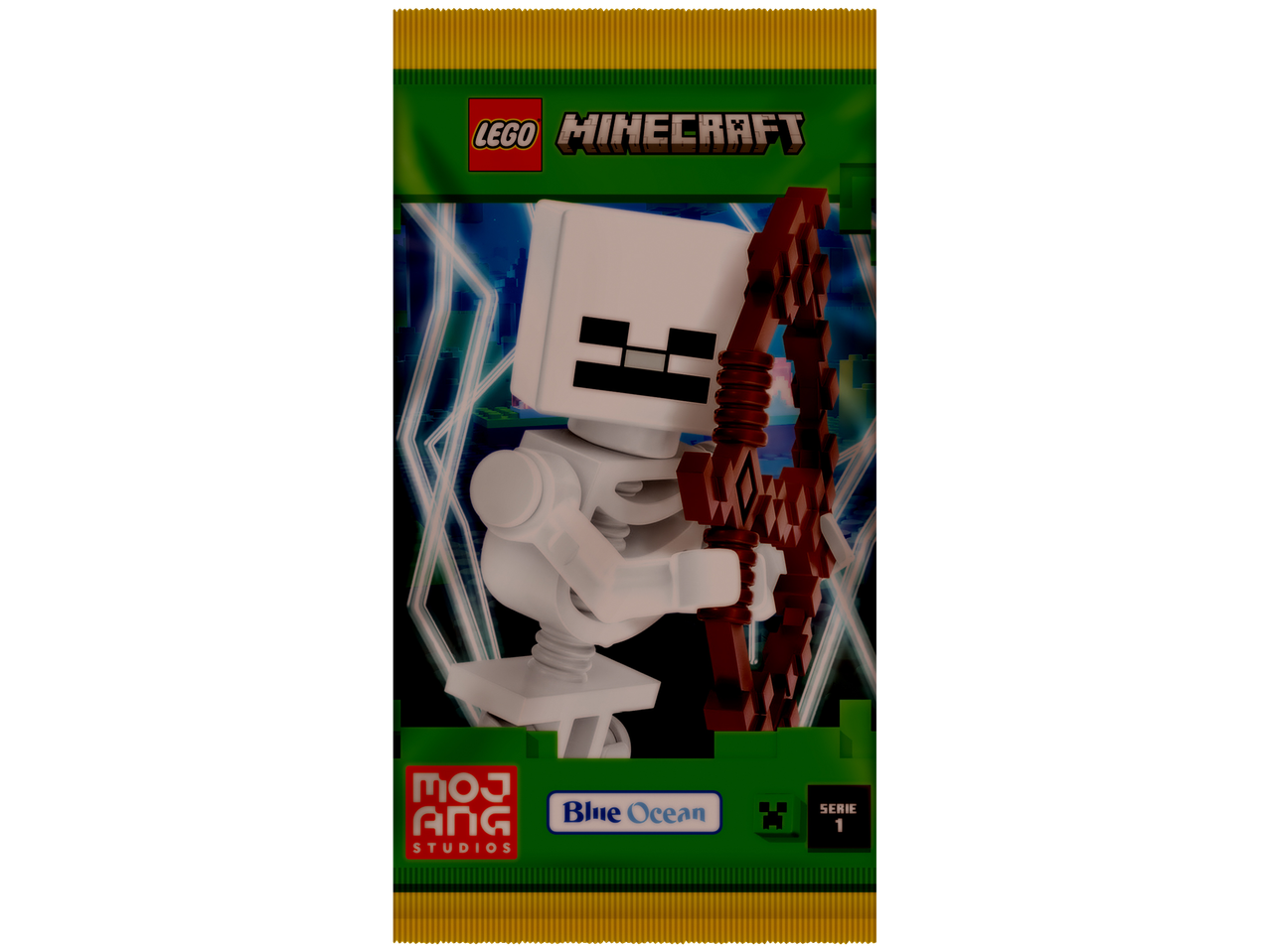 Lego Minecraft série 1, slepý sáček se skeletem s lukem.