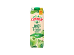 Embalagem de sumo de maçã 100% fruta.