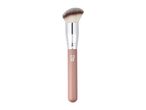A Cien Beauty makeup brush with a pink handle and silver ferrule.