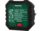 Parkside tester vtičnic s funkcijo RCD testa in LED indikatorji