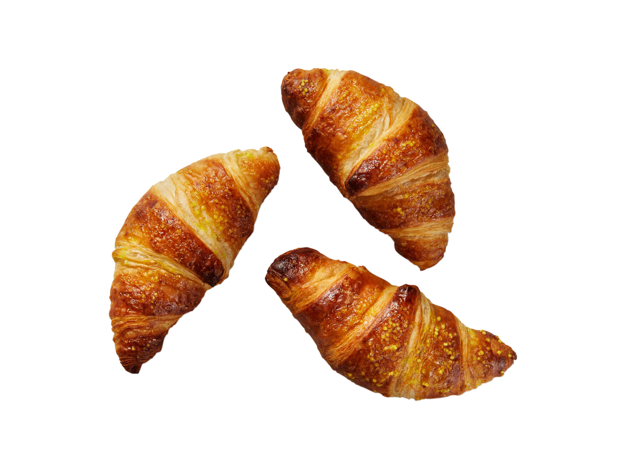 Croissant con ripieno al gusto di Crème-Brûlée