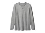 Esmara Men Men’s Grey Thermal Long-Sleeve Top