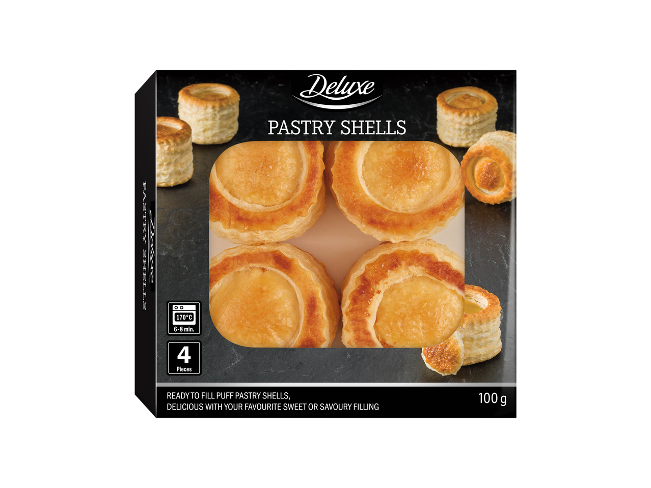 Vol-au-vent di pasta sfoglia