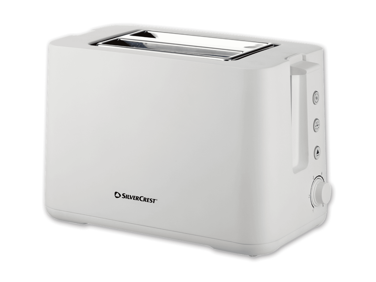 Ein weißer Samsung-Toaster.