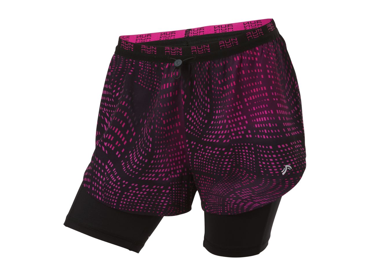 CRIVIT Premium Ladies’ Black & Pink shorts 