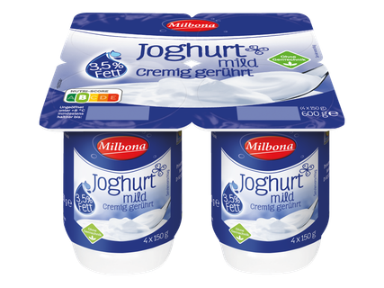 Milbona Naturjoghurt, mild