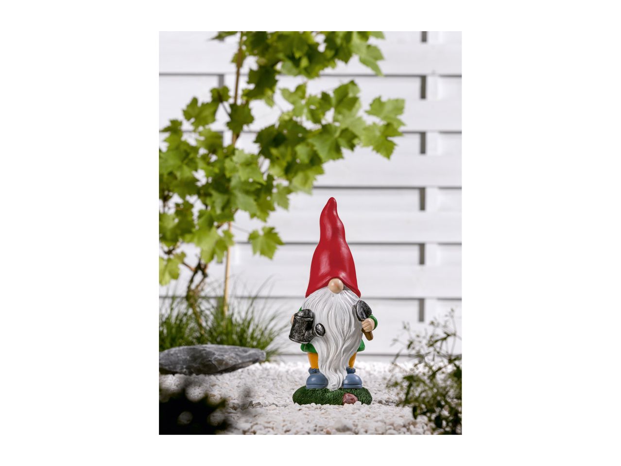 Go to full screen view: Livarno Home Garden Gnome With Watering Can - Image 3