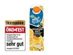 Fairglobe Way To Go Orangensaft, ÖKO-TEST Testsieger.