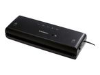 SilverCrest vacuum sealer in black with control panel and power cord.