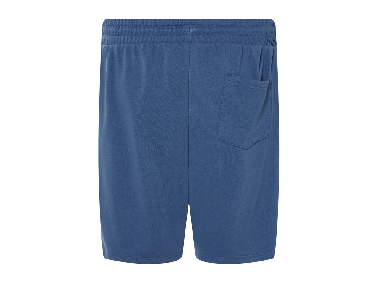 Blue men's athletic shorts.