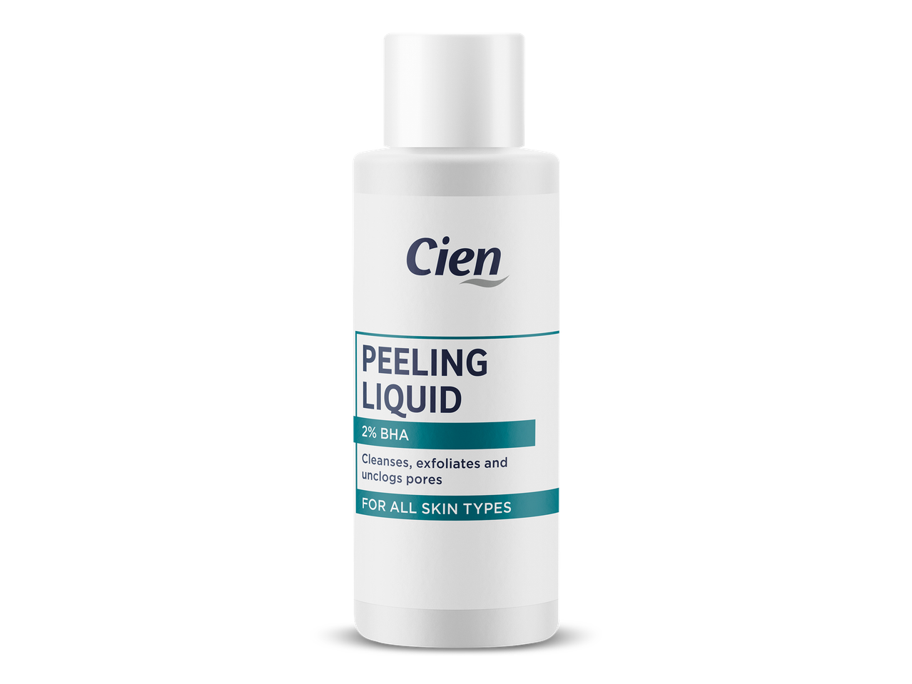 Een fles peeling liquid met 2% BHA voor alle huidtypes.