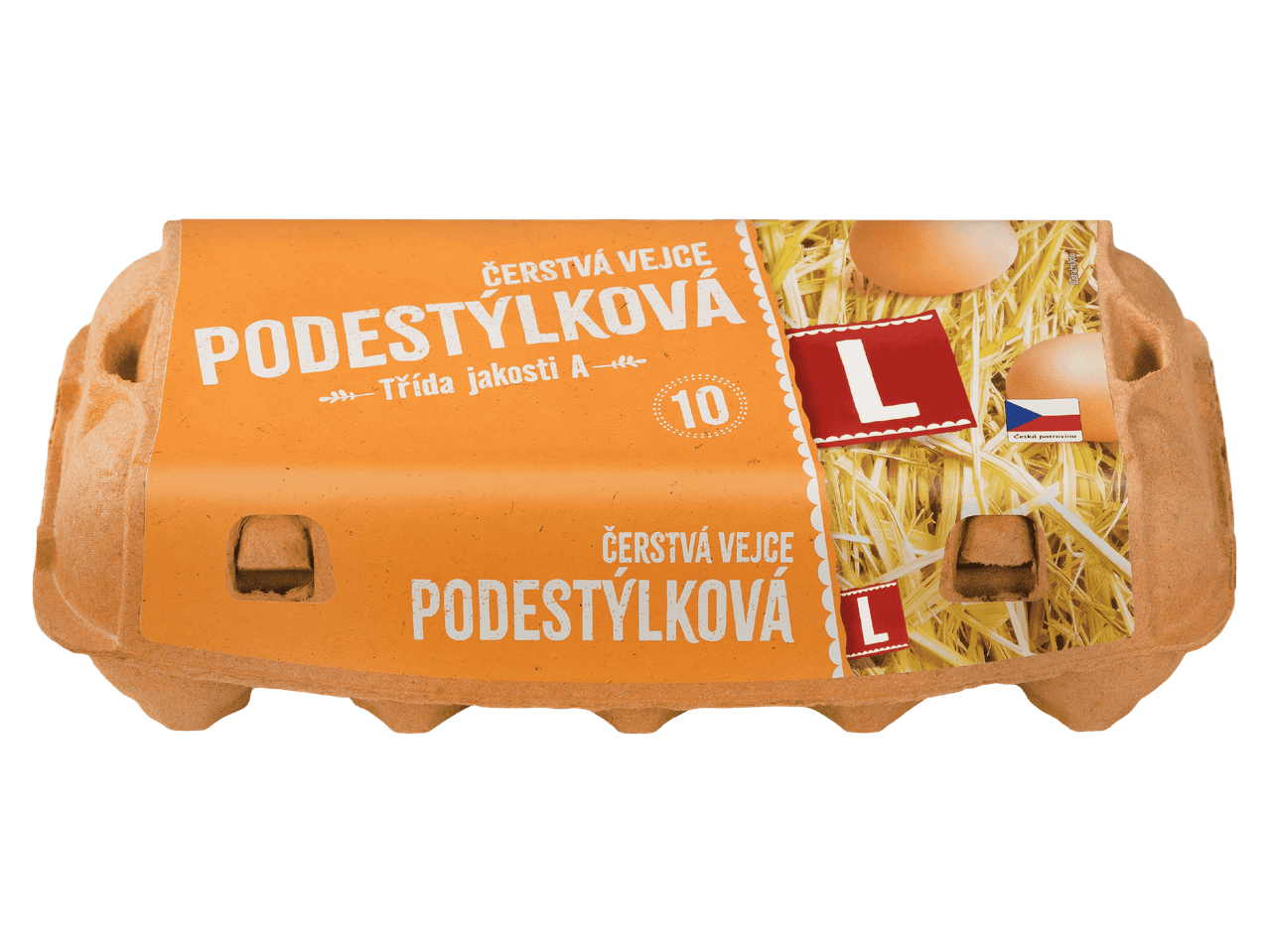 Vejce L 10ks podestýlka