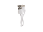 Бял USB кабел за зареждане и трансфер на данни