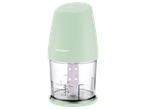 Мини чопър Silvercrest® в ментов цвят с прозрачна купа за измерване.