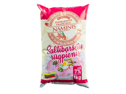 Rūgpienis  šaltibarščiams,  7 %