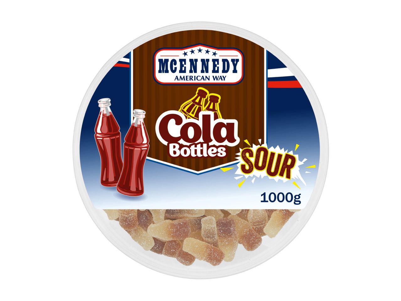 Fruit Gummy Cola Bottles Assorted