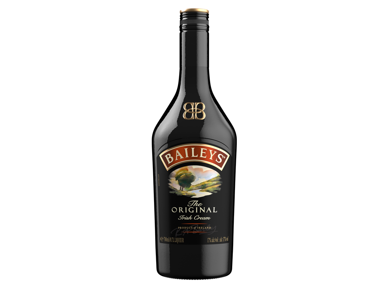 Une bouteille de liqueur Baileys The Original Irish Cream.