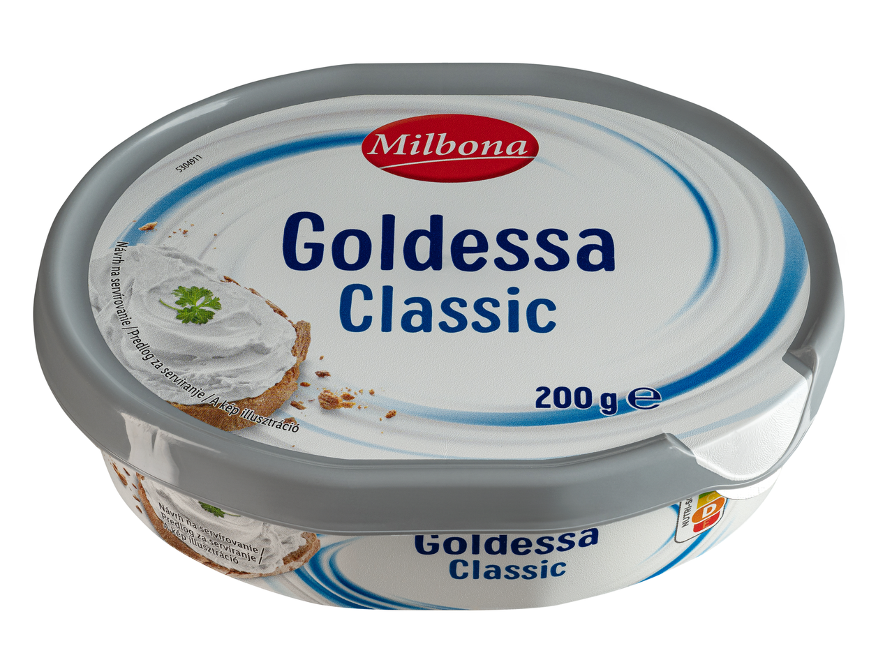 Milbona Goldessa Classic friss sajtkrém, 200g.