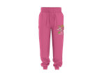 Pink joggingbukser til børn med et tegneseriehundemotiv og teksten 'PAW PATROL'.