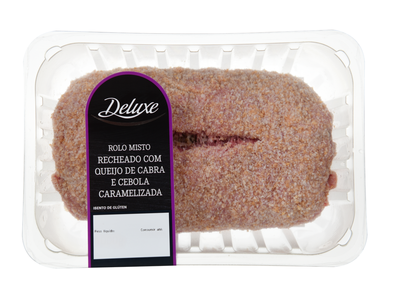 Rolo de Carne Misto com Queijo de Cabra e Cebola Caramelizada