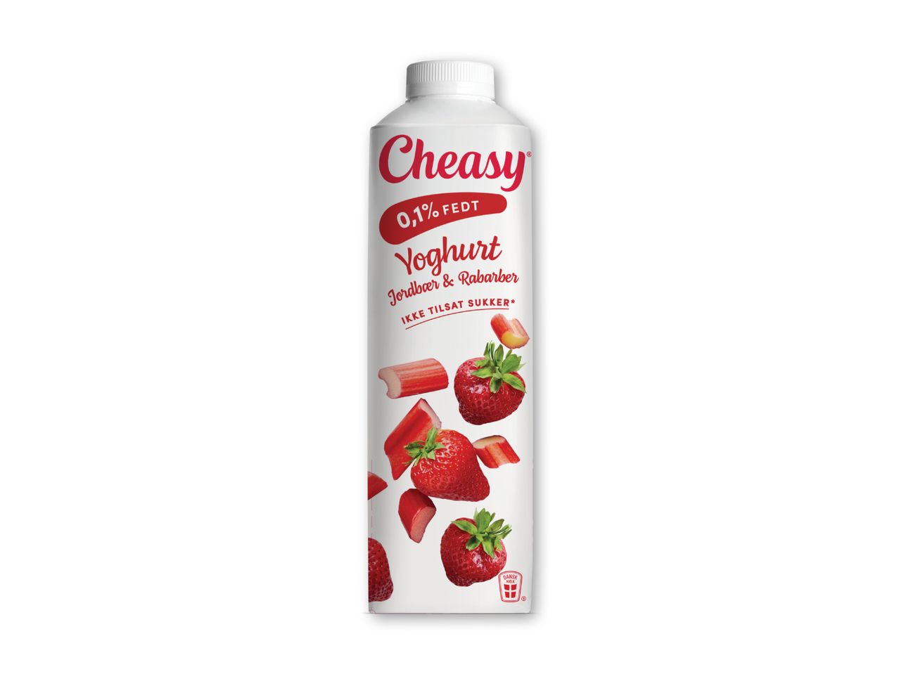 Cheasy yoghurt med jordbær.