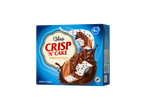 Caixa com 6 gelados Gelatelli Crisp 'n' Cake Stracciatella.