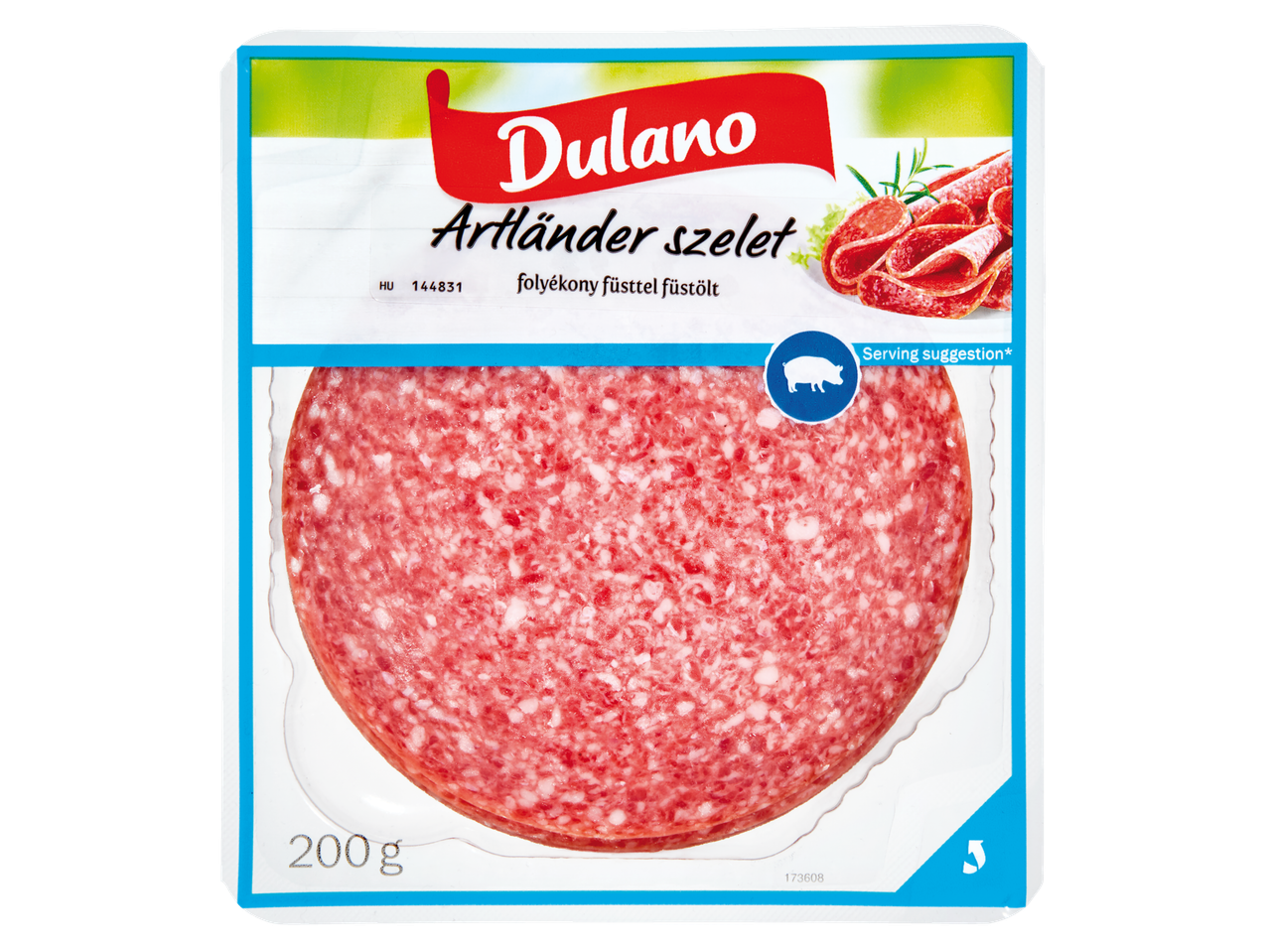DULANO Artländer szelet, folyékony füsttel füstölt, 200g.