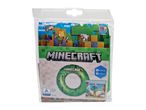 Minecraft-themed swim ring in packaging, featuring characters and game elements.